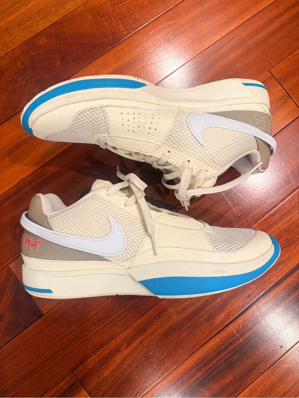 Nike JA Morant Vacation Sneakers in Coconut Milk